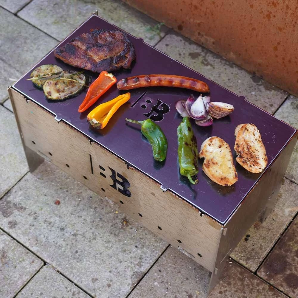 BlazeBox Station Medium Grillplatte Aus Stahl – Bild 2