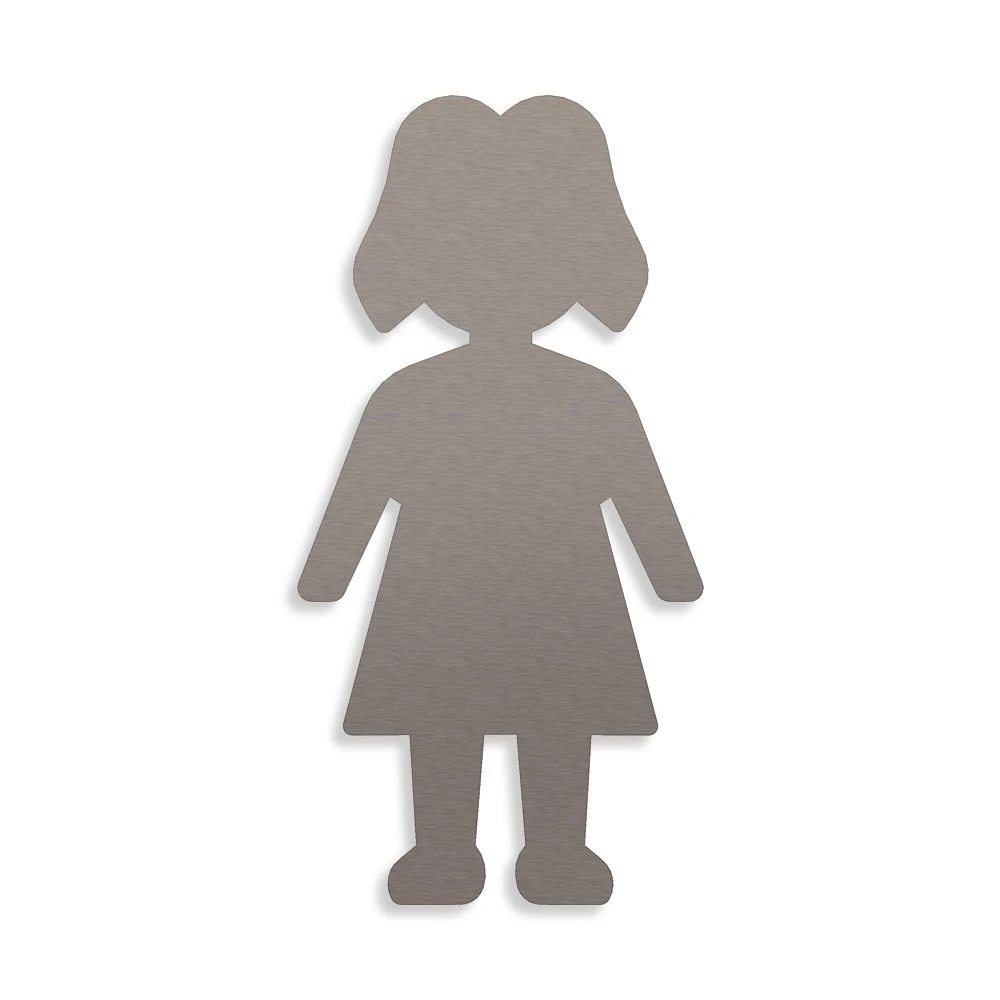 Damen Piktogramm Aus Edelstahl