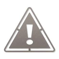 Gefahrenstelle Piktogramm Aus Edelstahl