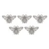 Edelstahl Baumanhänger Biene 6,5 X 10,0 Cm Im 5er Set