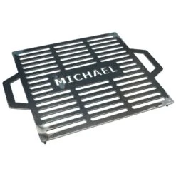 Grillrost Mit Wunschnamen 36 X 36 Cm Aus Stahl