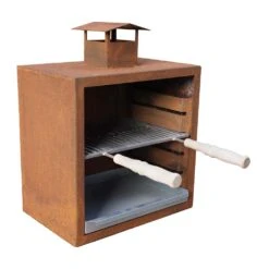 Edelrost Grill ØVENDECK Bergen 500x500c