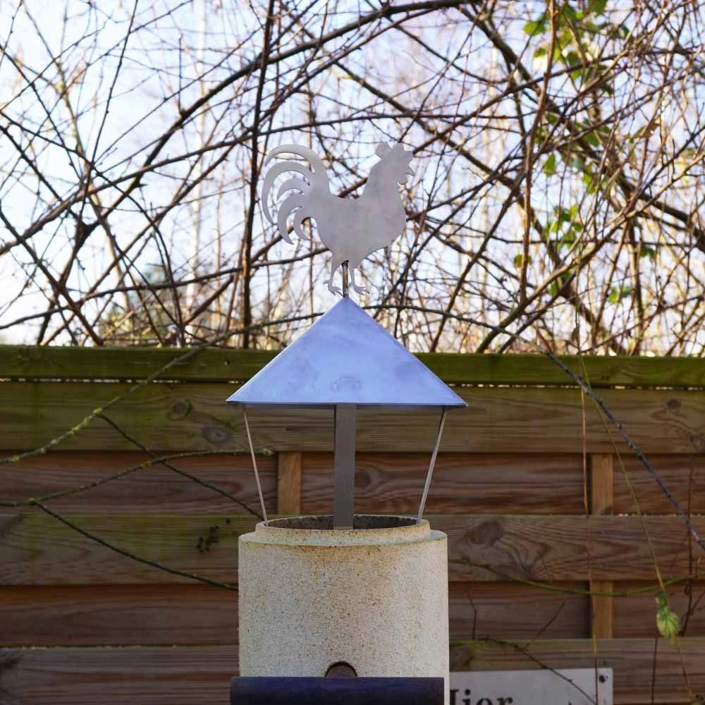 Abdeckung Für Rohr Ø 120 Mm Für Pizzaofen Mit Wetterhahn – Bild 5