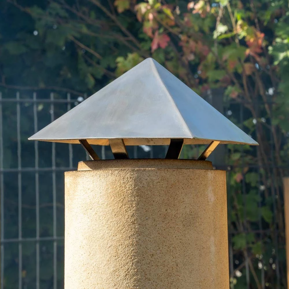 Abdeckung Für Rohr Ø 150 Mm Für Pizzaofen 210 X 210 Mm – Bild 2