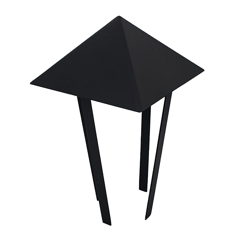 Abdeckung Für Rohr Ø 160 Mm Für Pizzaofen In Schwarz 220 X 220 Mm – Bild 4