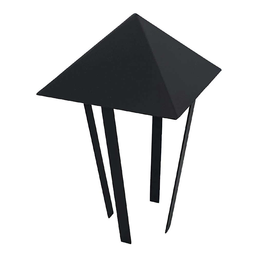 Abdeckung Für Rohr Ø 200 Mm Für Pizzaofen In Schwarz 260 X 260 Mm