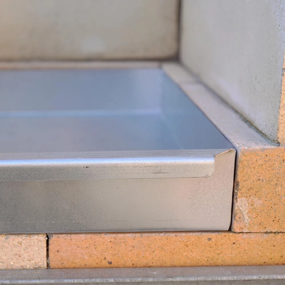 Aschekasten Grill / Pizzaofen Universal 400x400x40mm – Bild 3