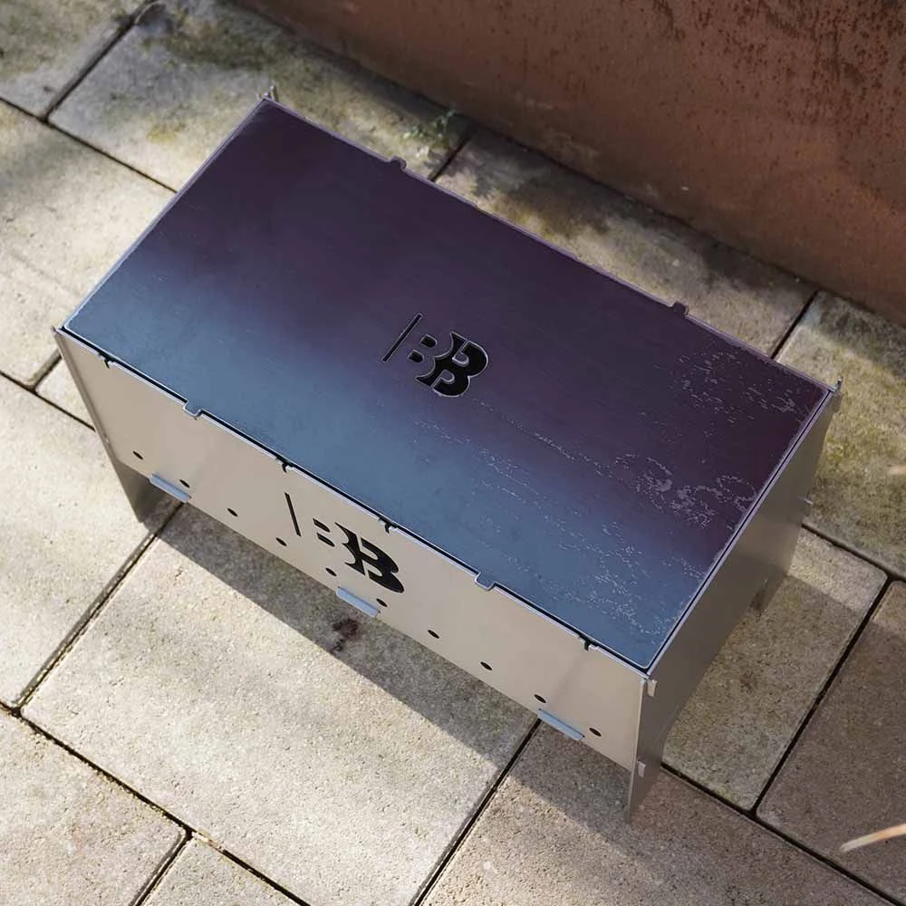 BlazeBox Station Mini Grillplatte Aus Stahl – Bild 3