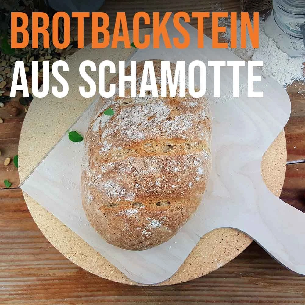 Brotbackstein Rund Ø 39 X 3 Cm Schamotte – Bild 3