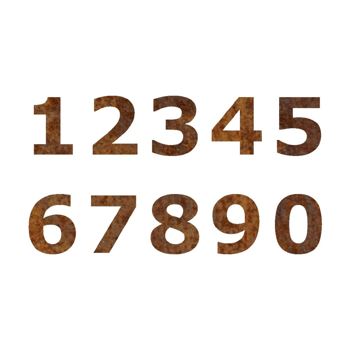 Edelrost Beagle Schild Mit Hausnummer – Bild 5