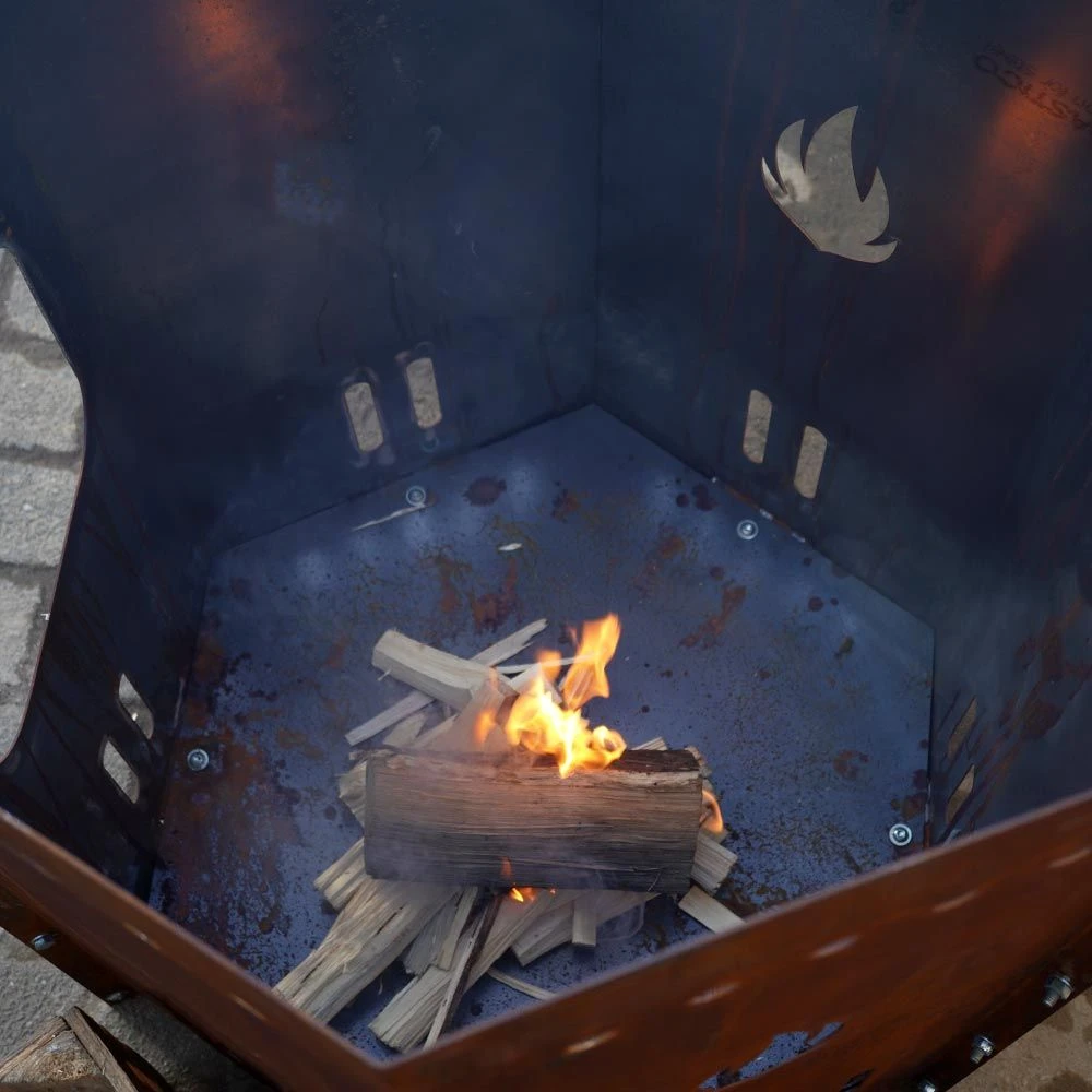 Edelrost Feuertonne Groß – Bild 7