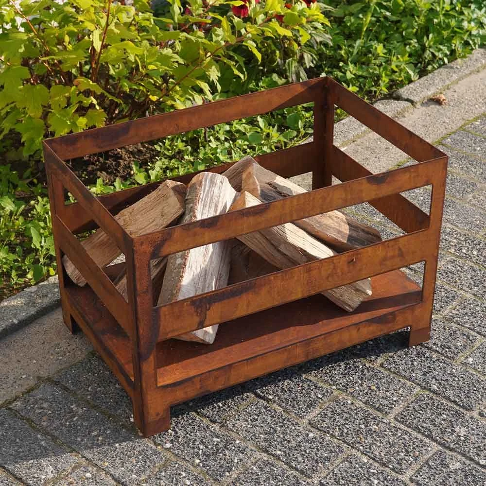 Edelrost Kiste 60x40x40cm – Bild 4