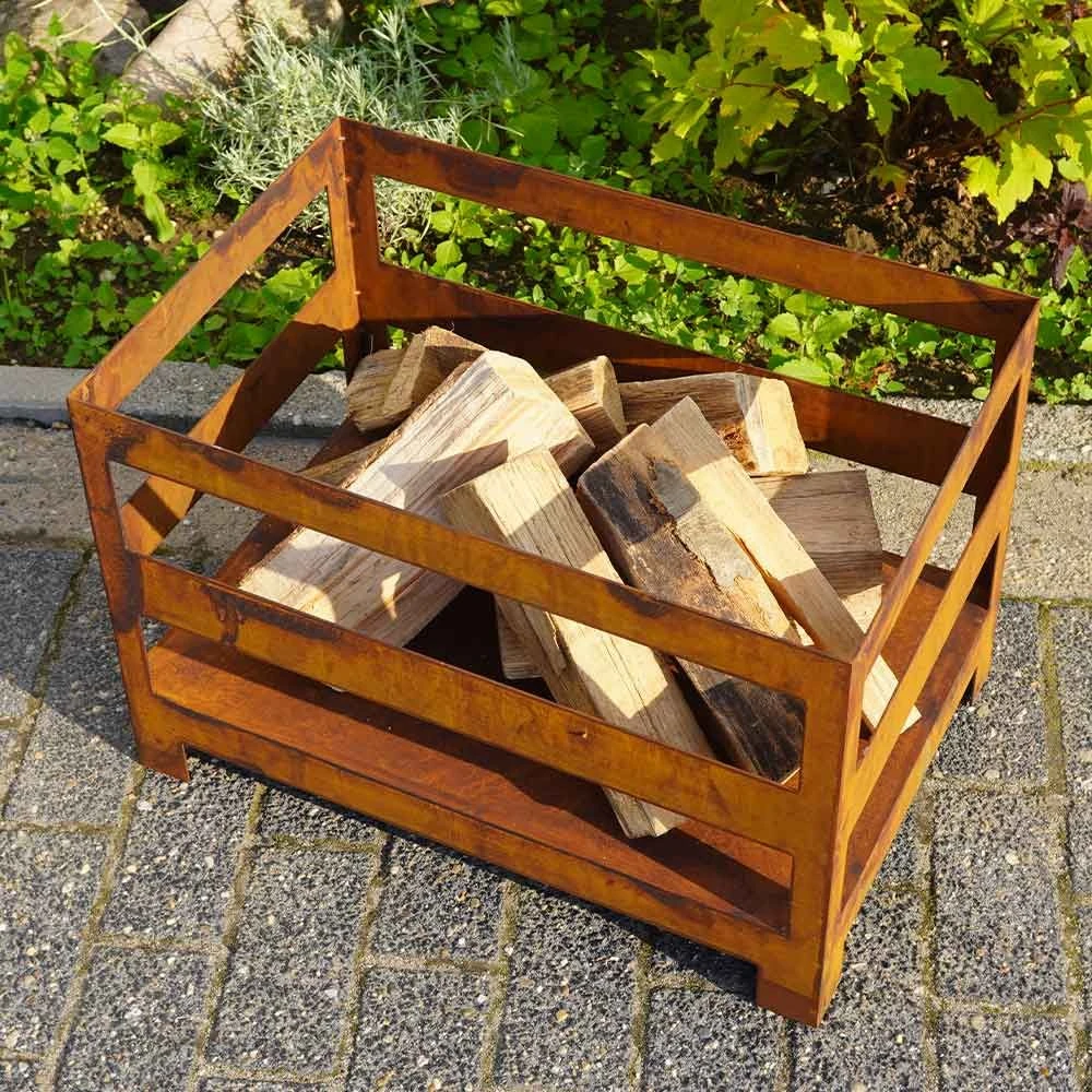 Edelrost Kiste 60x40x40cm – Bild 2