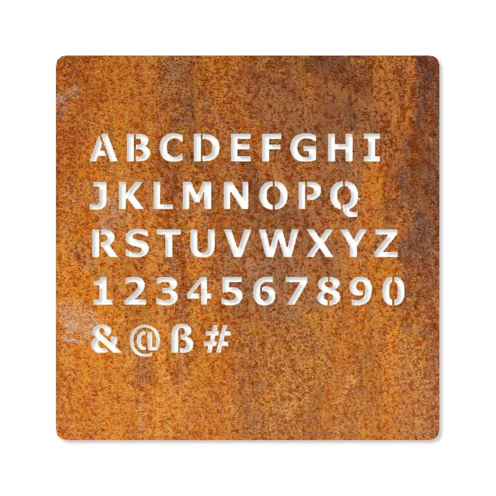 Edelrost Reiterhof Schild Mit Wunschnamen 35 X 50 Cm – Bild 4