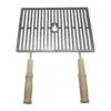 Einschubrost / Grillrost Mit Holzgriff 40 X 30 Cm Bis 70 X 40 Cm Aus Stahl