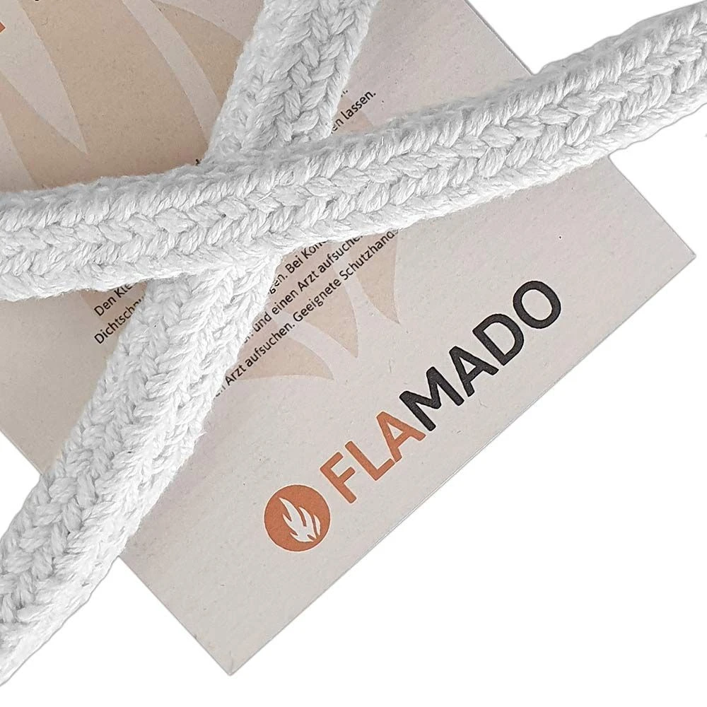 Ofendichtung / Dichtschnur Eckig (keramisch) 20x20mm / 1m