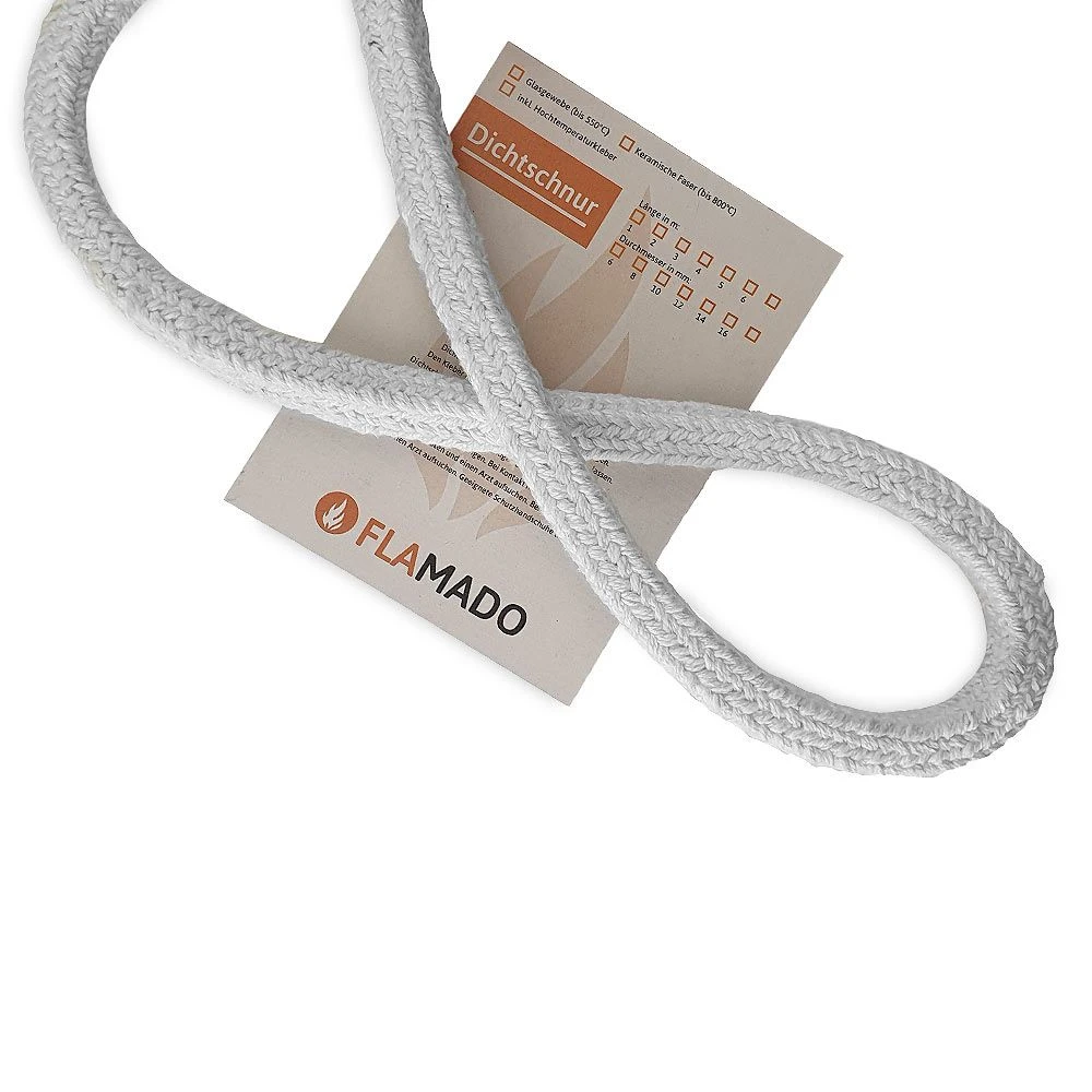 Ofendichtung / Dichtschnur Eckig (keramisch) 25x25mm / 1m – Bild 2