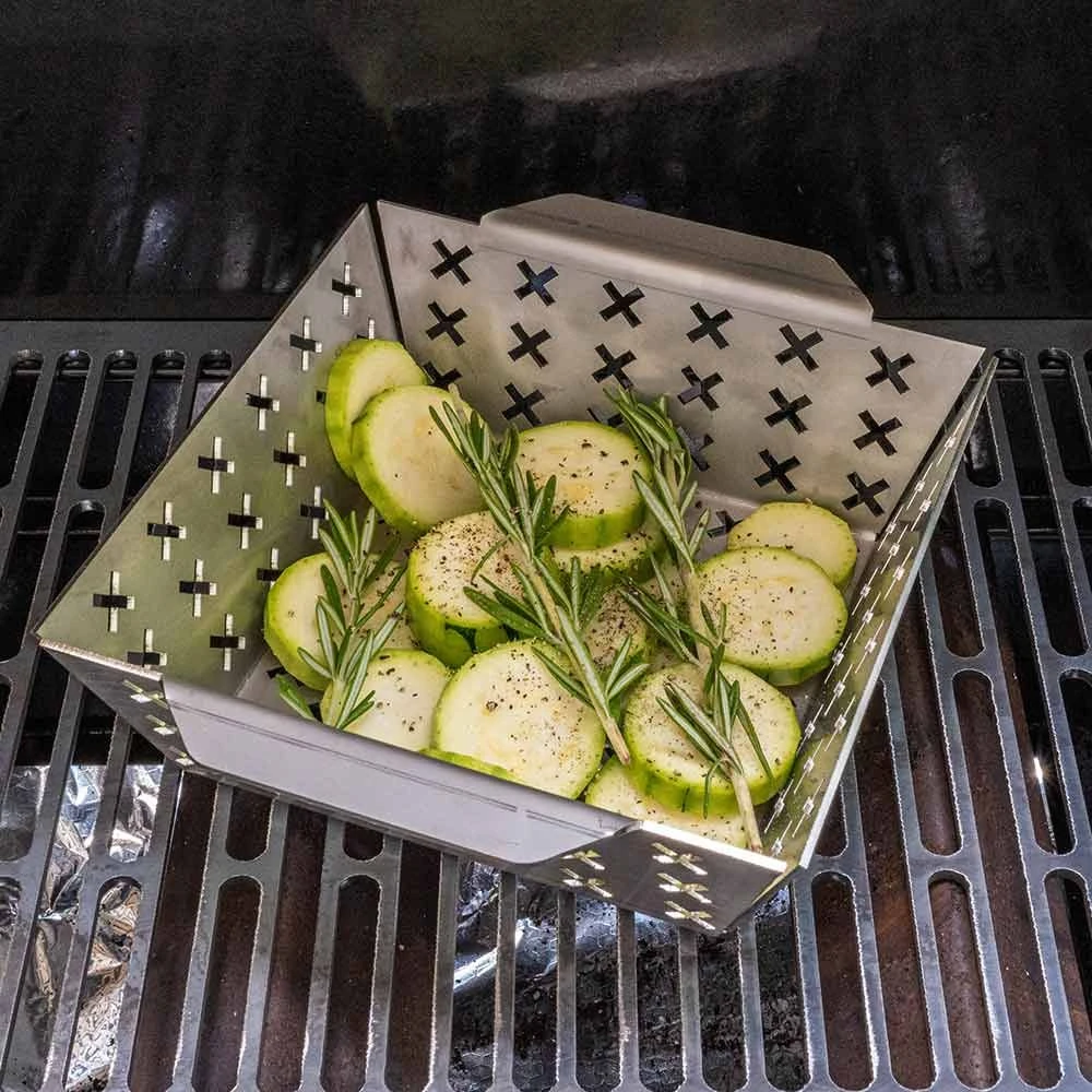 Grillkorb XXL Aus Edelstahl – Bild 2