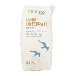 Lehm-Unterputz Mit Stroh 25kg Sack