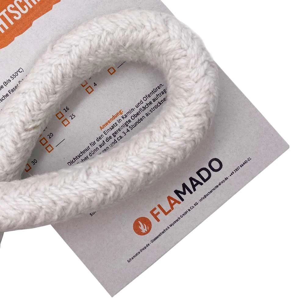 Ofendichtung / Dichtschnur (keramisch) 25mm / 2m – Bild 2