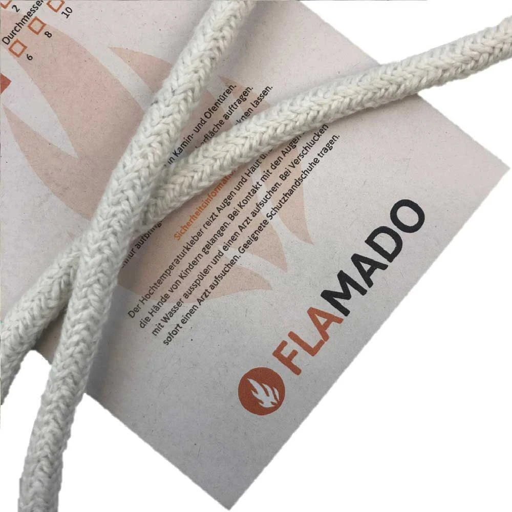 Ofendichtung / Dichtschnur (keramisch) 16mm / 2m Inkl. Kleber – Bild 2