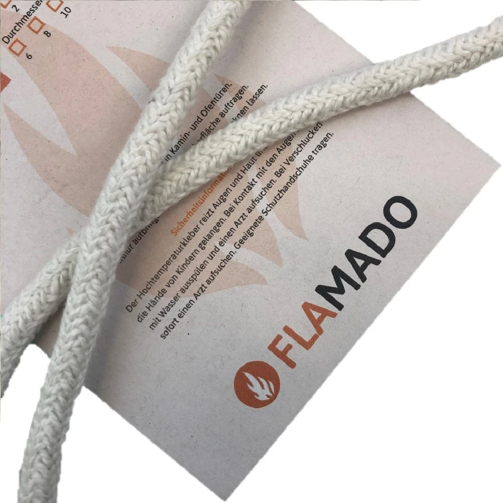 Ofendichtung / Dichtschnur Eckig (keramisch) 10x10mm / 1m – Bild 2