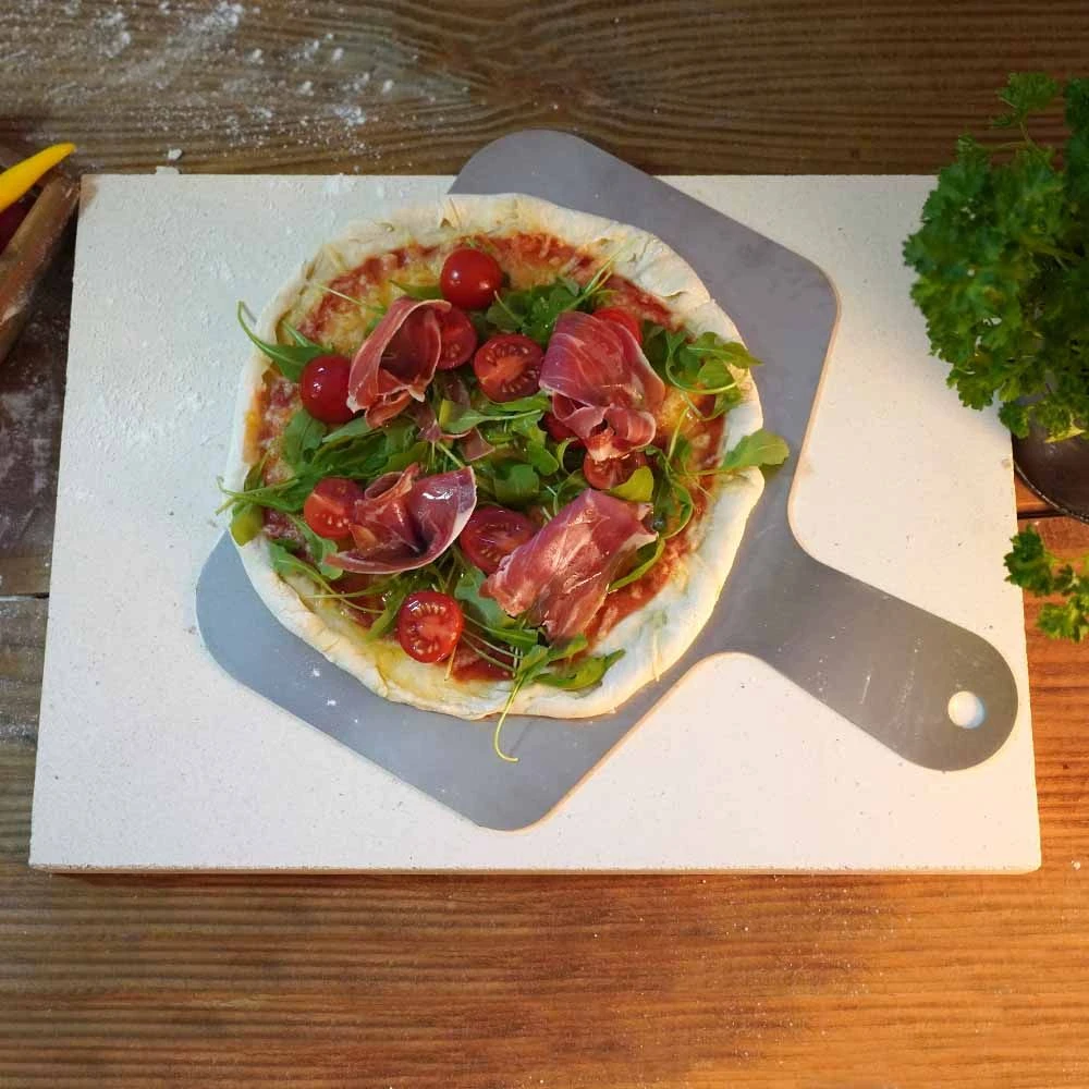 Pizza-Kit Pizzastein + Pizzaschieber – Bild 2