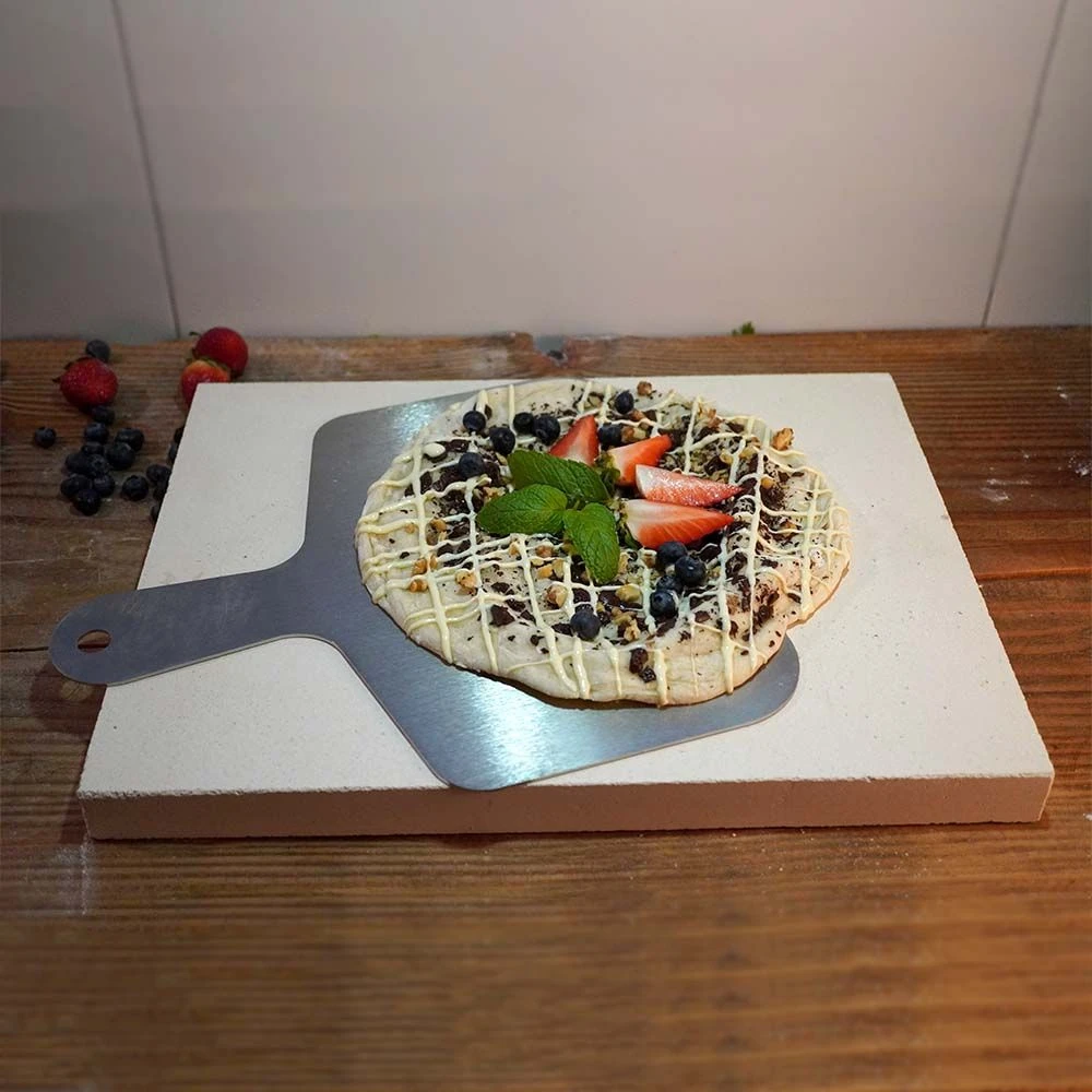 Pizza-Kit Pizzastein + Pizzaschieber – Bild 3