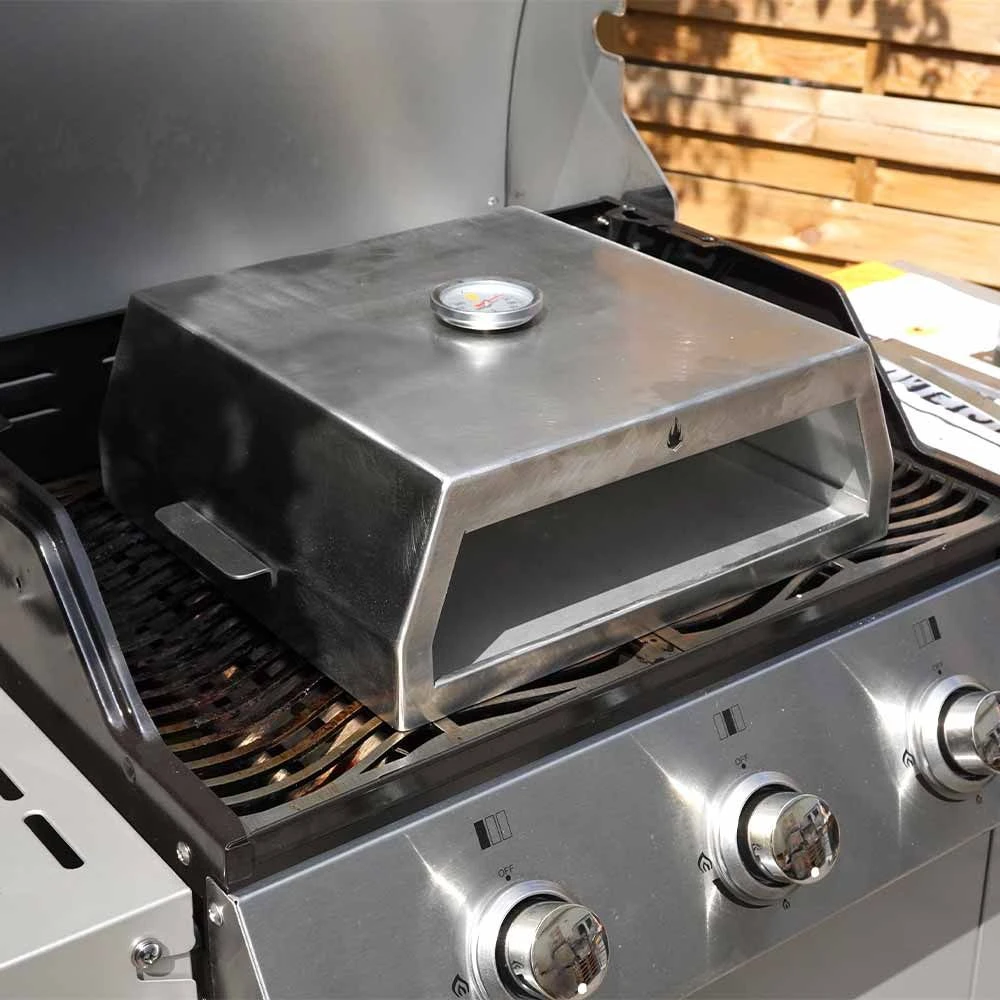 Pizzabox Für Pizzastein 36,7 X 34,0 Cm + Pizzastein Ø 31 Cm – Bild 7