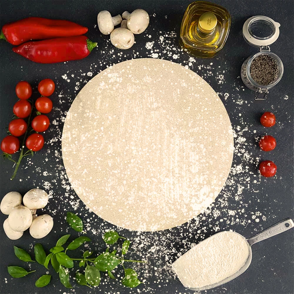 Pizzastein Rund Ø 39 X 2 Cm Keramik – Bild 2