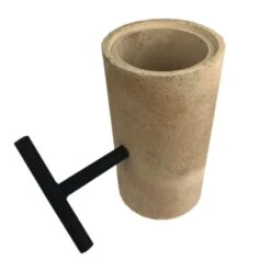 Schamotterohr DN 120x300mm Inkl. Abgasregelklappe