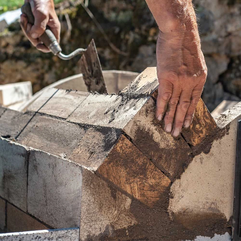 Schamottstein 2H06 Wölber 250x123x68/62mm 5 Stück – Bild 6