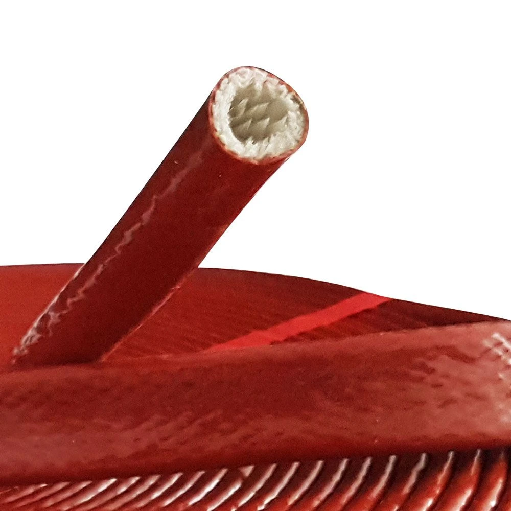 Silikonbeschichtete Fiberglas-Hülse 9,5mm / 1m – Bild 2