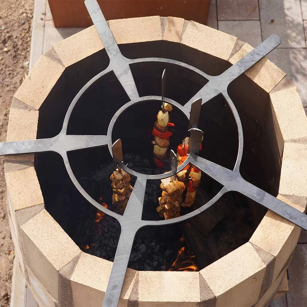 Tandoor Spieße Im 10er Set Mit Aufhängung – Bild 2